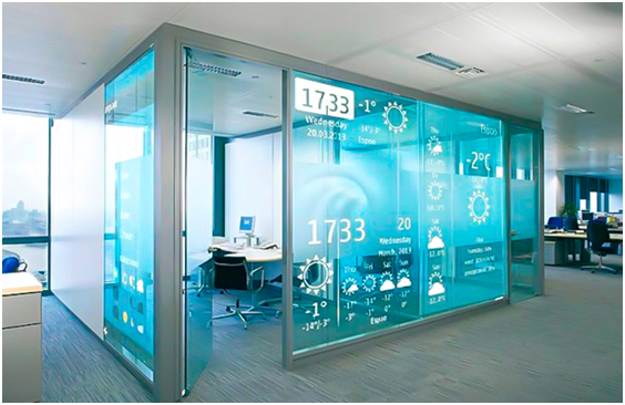 شاشة LED شفافة