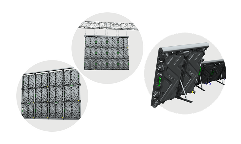 تختلف حلول عرض LED مع طرق التثبيت