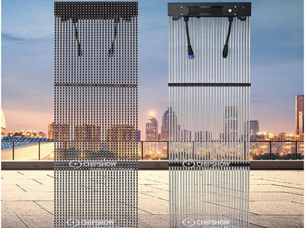 شاشة LED شفافة وجيدة التهوية لعملك