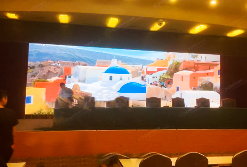 شاشة مؤتمرات داخلية عالية الوضوح P2.5 لوحدة حكومية في الصين